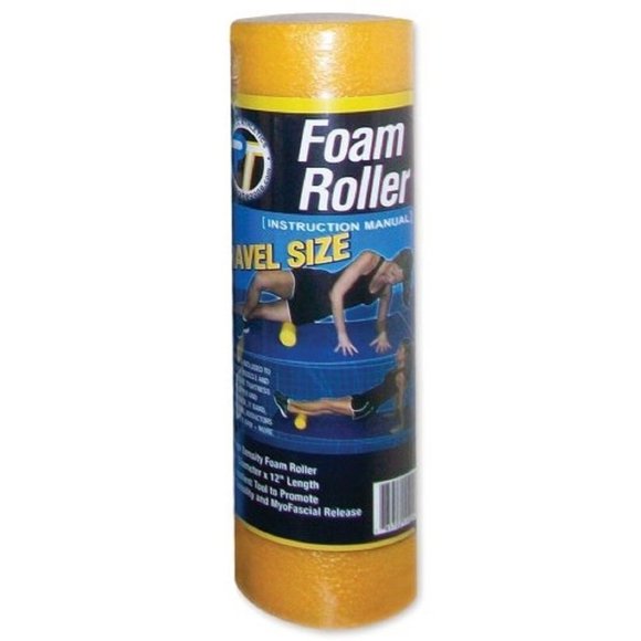 Pro-Tec Athletics Travel Size Foam Roller 4"x12" Yellow - Picture 1 of 1
